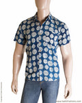 MRQ-8462 - Blue & Beige Pure Cotton Shirt