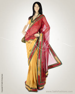 Bandhani Fusion Saree