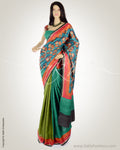 Block Tussar Saree