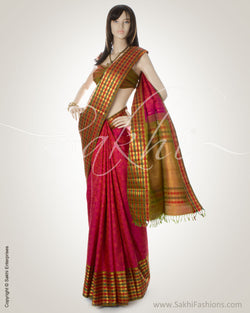 MS-0123 - Kanchi Zari border saree