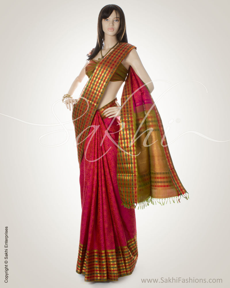MS-0123 - Kanchi Zari border saree