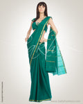 MSM-25635 - Green & Zari Crepe Silk Saree