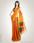 MSN-14455 Mustard & Multi Pure Silk Saree