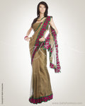 MSN-14799 - Antique Gold & Multi Tissue Kota Saree