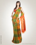 MSN-14973 - Mustard & Multi Kanchivaram Silk Saree