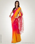 MSN-15219 - Pink & Multi Pure Chiffon Silk Saree