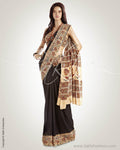 MSO-10060 - Black & Beige Pure Cotton Saree