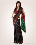 MSO-1938 - Black & Multi Pure Kanchivaram Silk Saree