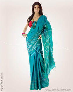 MSO-23445 - Blue & Pink Pure Kanchivaram Silk Saree