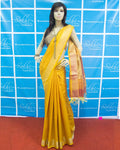 MSO-23770 - Yellow & Red Pure Tussar Silk Saree