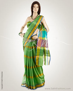 MSO-3208 Multi & Gold Pure Silk Kota Saree