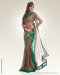 PG3-0005 Gold & Green Kota Silk Saree