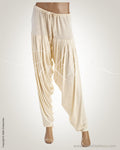 RBPO-12095 - Cream Lycra Patiala