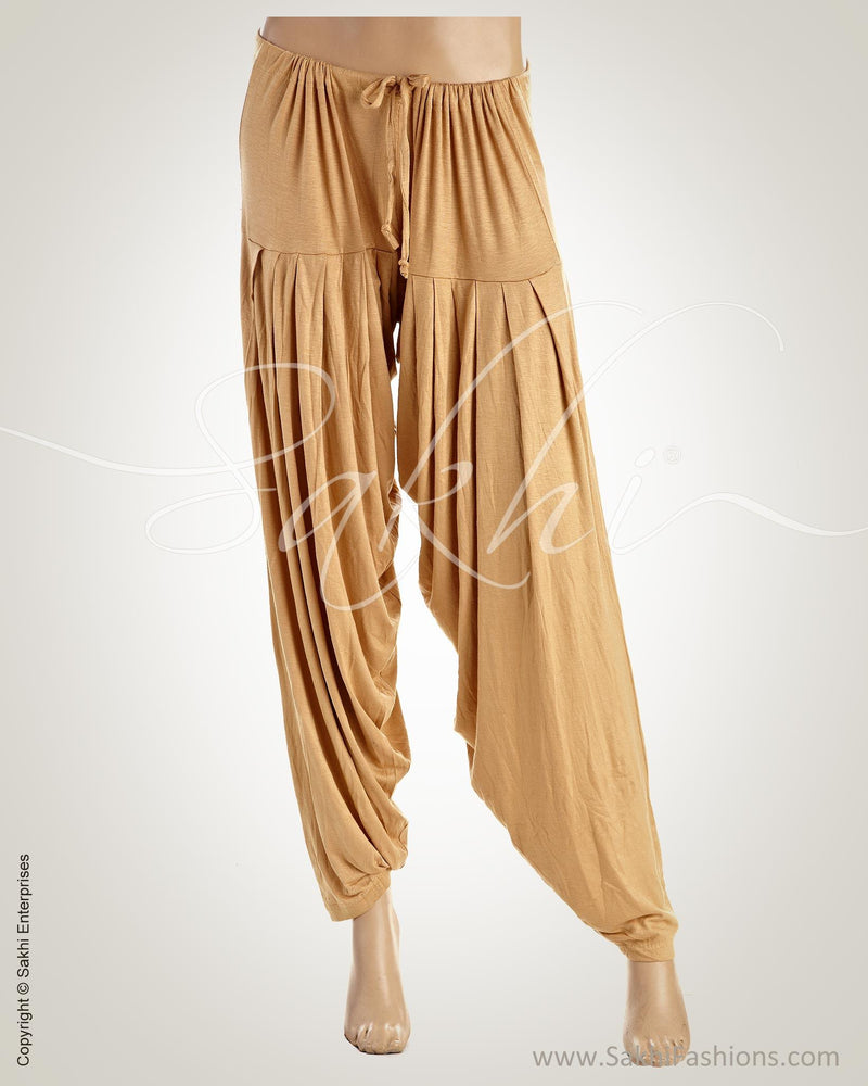 RBPO-12097 - Beige Lycra Patiala