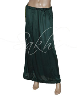 RPQ-6195 - Green &  Satin Petticoat