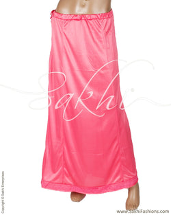 RPQ-6230 - Pink &  Satin Petticoat