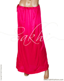 RPQ-6243 - Pink &  Satin Petticoat