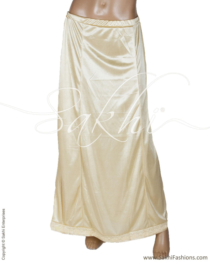 RPQ-6261 Cream Satin Petticoat