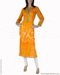RTO-26843 - Yellow & Green Pure Cotton Top