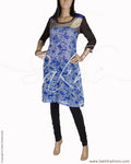 RTO-27405 - Blue & Black Pure Cotton Top