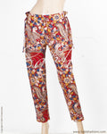 RTP-19174 - Red & Multi Pure Cotton Narrow Pant