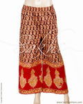 RTP-19288 - Black & Maroon Pure Cotton Pant