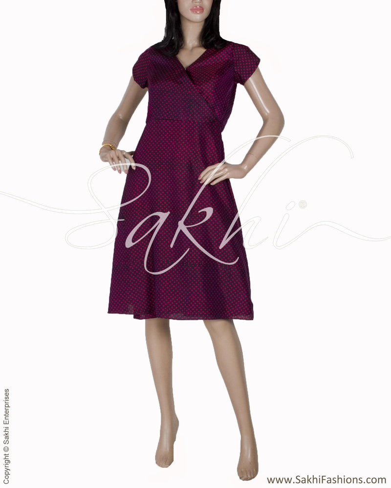 RTP-28700 - Blue & Pink Pure Cotton Frock
