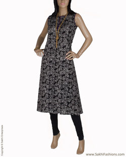 RTP-6481 - Black & Grey Pure Cotton Top