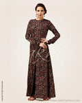 RTP-9085 - Black & Red Pure Cotton Kurtha