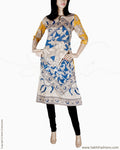 RTQ-20255 - Mustard & Multi Silk & Cotton Kurtha