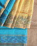 RTQ-5822 - Green & Blue Silk & Cotton Salwar Set