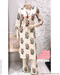 RTR-27078 - Cream &  Pure Cotton Dress