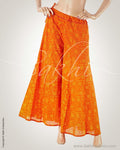 RZN-12089 - Mustard Pure Cotton Palazzo