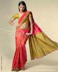 SR-0062 Peach Kanchi Silk Saree