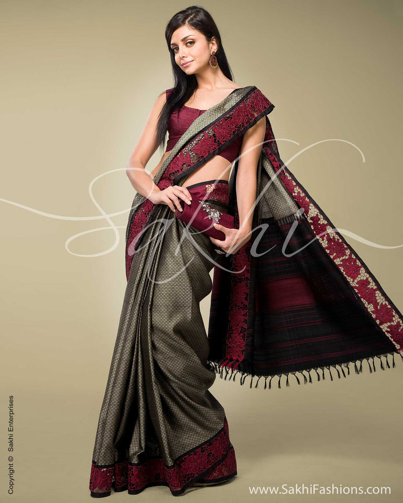 SR-0144 Kanchi cutwork sari
