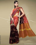 SR-0149 Orange & Maroon Kanchivaram Silk Saree