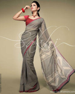 SR-0154 Georgette Printed sari