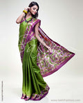 SR-0296 Green Kalam Tussar