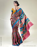 SR-0363 Floral Tussar Saree