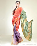 SR-0406 Multi Tussar Saree