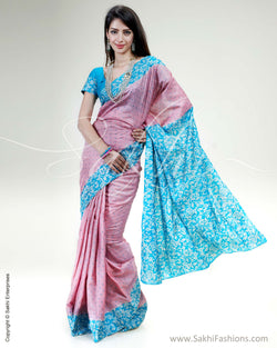 SR-0485 Pink Tussar silk