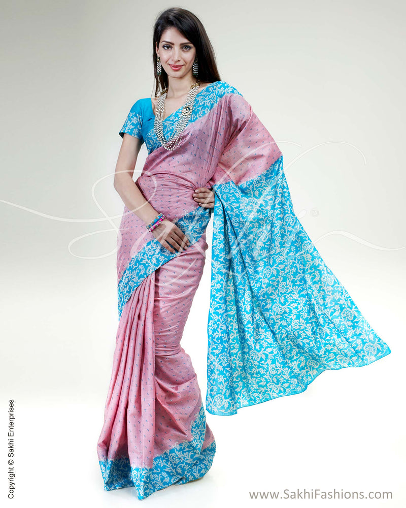 SR-0485 Pink Tussar silk