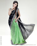SR-0523 Black Petticoat Saree