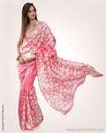 SR-0563 Pink pebble Saree