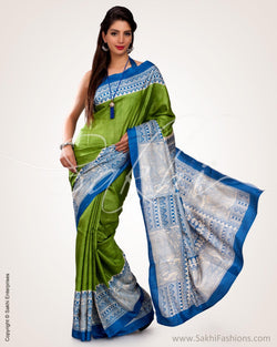 SR-0565 Printed Tussar Saree