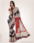 SR-0569 Black Kalamkari Sari
