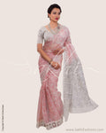 SR-0597 Cream Tussar Saree
