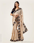 SR-0667 Tussar Cutwork Saree