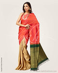 SR-0672 - Pink & Multi Pure Kanchivaram Silk Saree