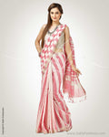 SR-0805 Pink Cotton Saree
